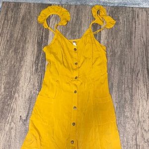 Mustard Yellow Summer Dress